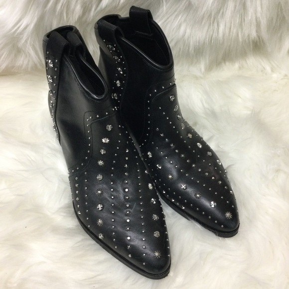 Sam Edelman “Brian” Studded Leather Booties - Black - Size 8 - New w/o box - Picture 8 of 14